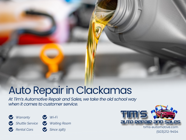oil change in clackanas or
