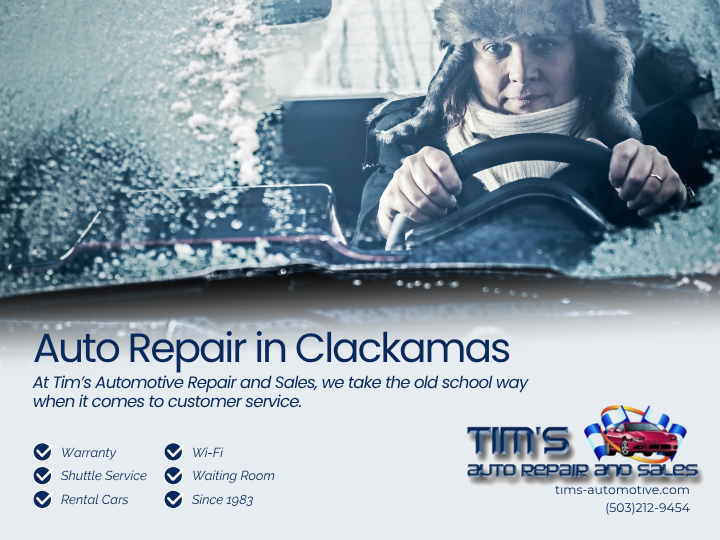 How do I get my car ready for winter Clackamas Or