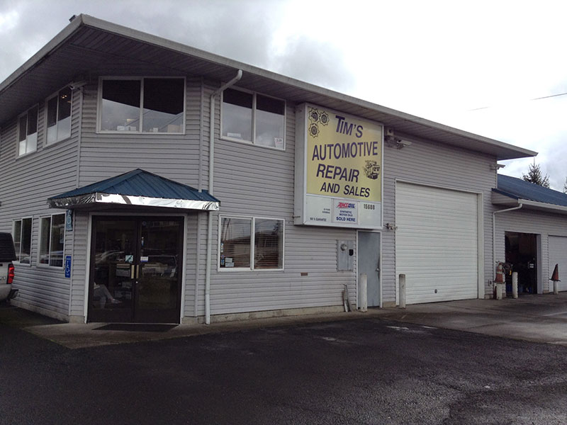 Tim's Automotive Repair and Sales - Shop Front